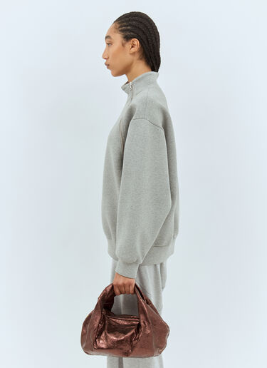 Dries Van Noten 中号扭结金属手提包 棕色 dvn0257008