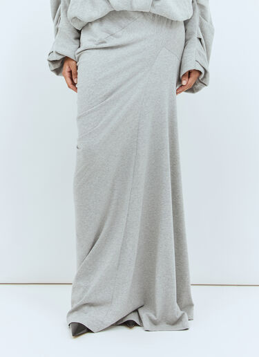 Dries Van Noten Jersey Maxi Skirt Grey dvn0258005