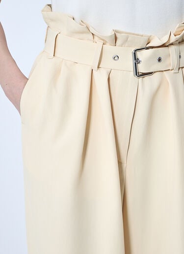 Dries Van Noten 벨티드 팬츠  크림 dvn0260008