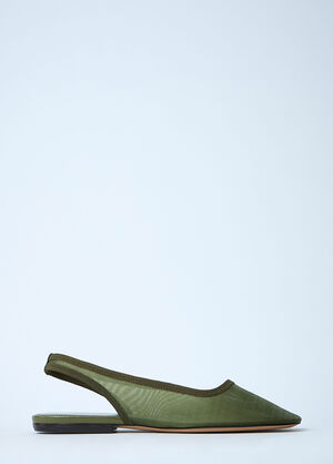 Dries Van Noten 网眼布便鞋  卡其色 dvn0260023