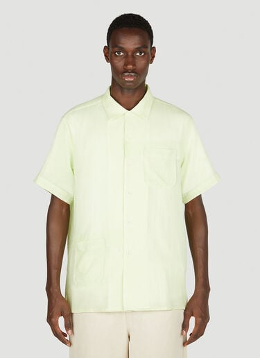Camp Short Sleeve Shirt Engineered Garments Camp Short Sleeve Shirt Yellow egg0152001