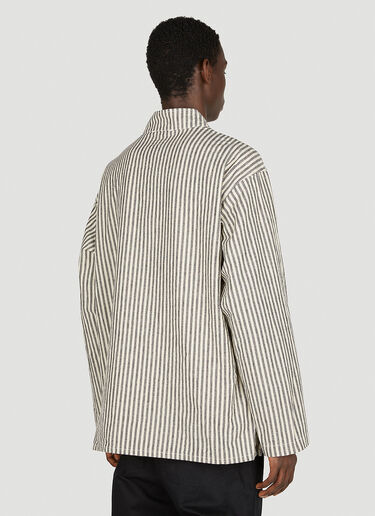 Tibet Striped Jacket Engineered Garments Tibet Striped Jacket Grey egg0152007