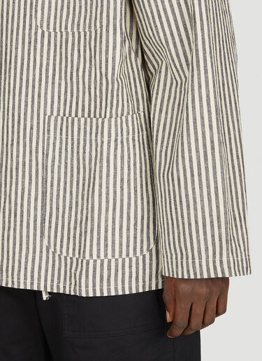 Tibet Striped Jacket Engineered Garments Tibet Striped Jacket Grey egg0152007
