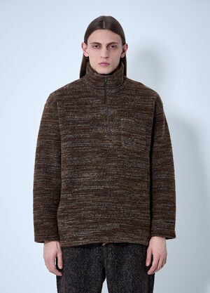 Engineered Garments Zip-Up Sweater Brown egg0154009
