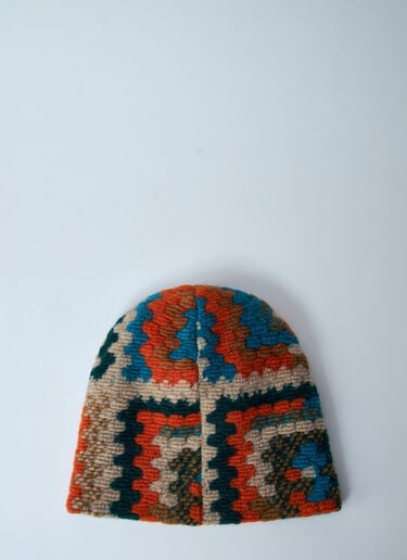 Engineered Garments Knit Beanie Hat Orange egg0154023