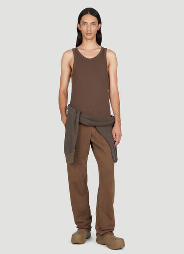 Cotton Rib Tank Top Entire Studios Cotton Rib Tank Top Brown ent0153024