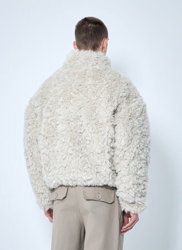 Fluffy Quarter Zip Sweatshirt Entire Studios Fluffy Quarter Zip Sweatshirt Off white ent0158014
