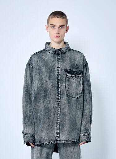 Herculean Denim Shirt Entire Studios Herculean Denim Shirt Grey ent0158015