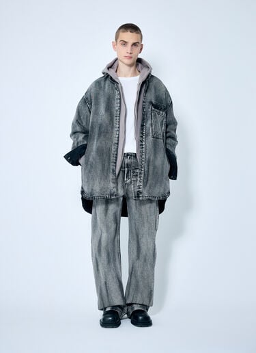 Herculean Denim Shirt Entire Studios Herculean Denim Shirt Grey ent0158015