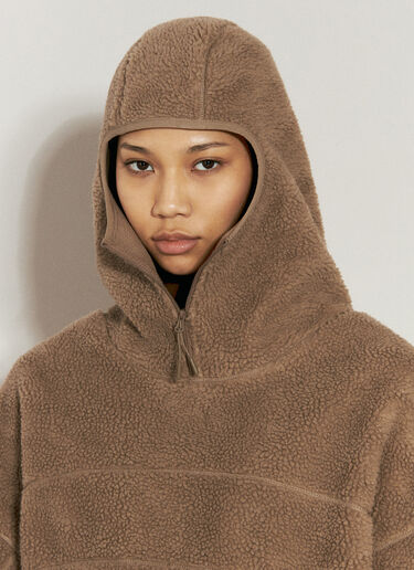 Fluffy Fleece V2 Hooded Sweatshirt Entire Studios Fluffy Fleece V2 Hooded Sweatshirt Brown ent0254017