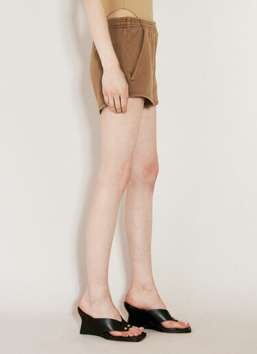 Micro Shorts Entire Studios Micro Shorts Brown ent0255009