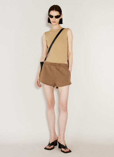 Micro Shorts Entire Studios Micro Shorts Brown ent0255009