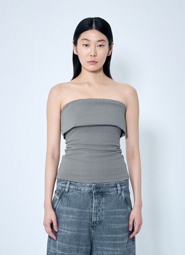 Lap Bandeau Top Entire Studios Lap Bandeau Top Grey ent0258005