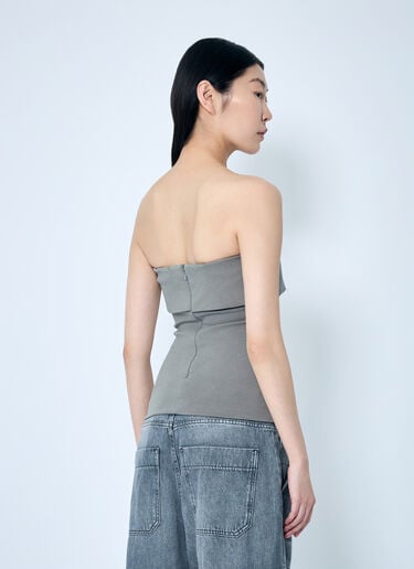 Lap Bandeau Top Entire Studios Lap Bandeau Top Grey ent0258005
