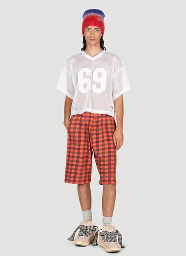 Rugby Mesh T-Shirt ERL Rugby Mesh T-Shirt White erl0153005