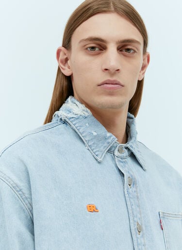 ERL x Levis Denim Overshirt Blue erl0154020