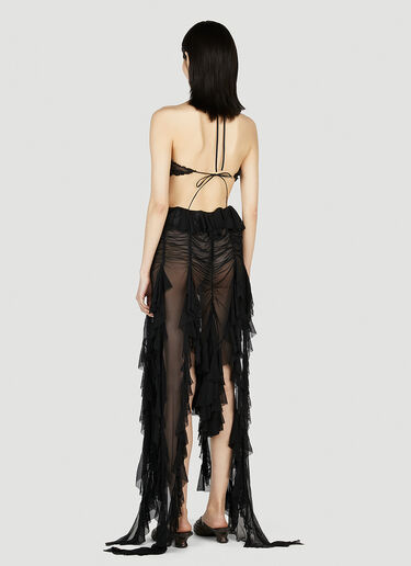 Mermaid Ruched Dress Ester Manas Mermaid Ruched Dress Black est0252003