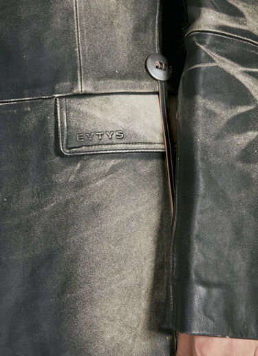 Cameron Brushed Leather Jacket Eytys Cameron Brushed Leather Jacket Grey eyt0354004