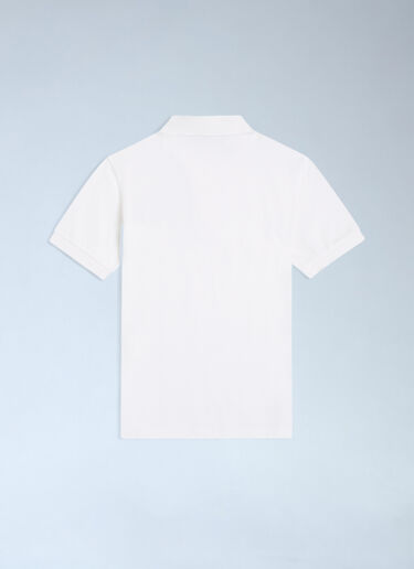 Fred Perry 徽标图案 polo 衫 白色 fry0162003