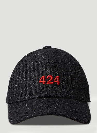 刺绣徽标棒球帽 424 刺绣徽标棒球帽 黑 ftf0150018