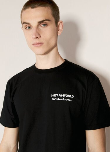 Fucking Awesome Is Your Life A Mess T-Shirt Black fua0156001