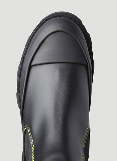 Stitch Cleated Low Chelsea Boots GANNI Stitch Cleated Low Chelsea Boots Black gan0246035