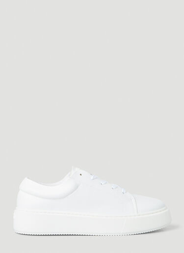 Logo Patch Classic Sneakers GANNI Logo Patch Classic Sneakers White gan0250003