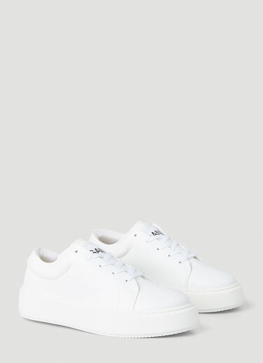 Logo Patch Classic Sneakers GANNI Logo Patch Classic Sneakers White gan0250003