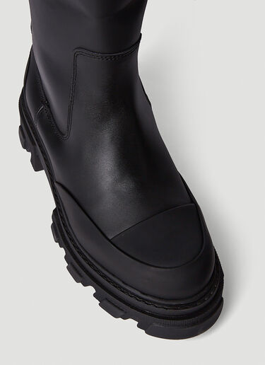 Cleated Tubular Boots GANNI Cleated Tubular Boots Black gan0250041