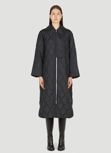 绗缝大衣 GANNI 绗缝大衣 黑 gan0250060