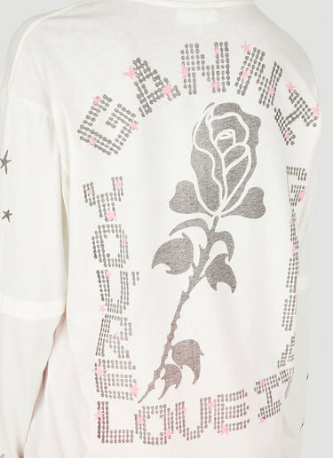 Layered Long Sleeve T-Shirt GANNI Layered Long Sleeve T-Shirt White gan0251018