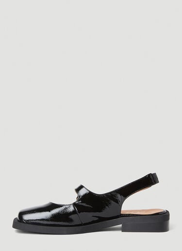 Mary Jane Slingback Shoes GANNI Mary Jane Slingback Shoes Black gan0252033