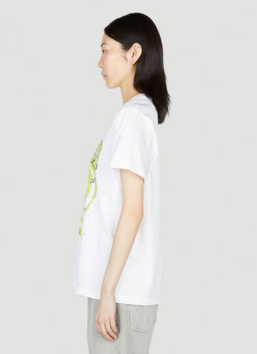 Relaxed Bunny T-Shirt GANNI Relaxed Bunny T-Shirt White gan0253005