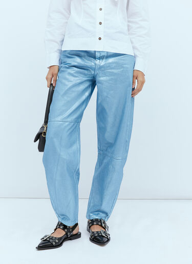 Foil Stary Denim Jeans GANNI Foil Stary Denim Jeans Blue gan0254010