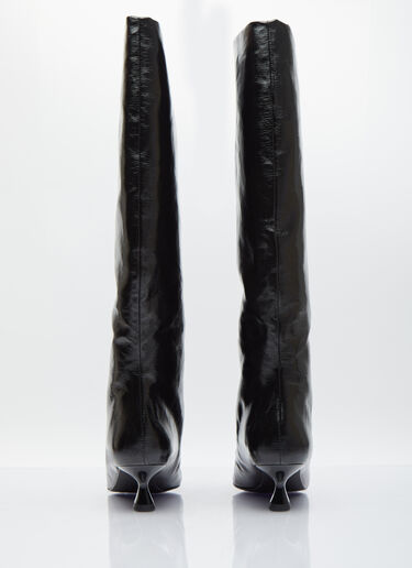 Soft Slouchy High Shaft Boots GANNI Soft Slouchy High Shaft Boots Black gan0254027