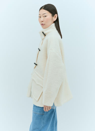 圈圈呢落肩夹克 GANNI 圈圈呢落肩夹克 乳白色 gan0255004
