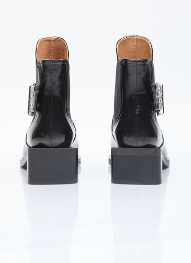 Chunky Buckle Chelsea Boots GANNI Chunky Buckle Chelsea Boots Black gan0255084