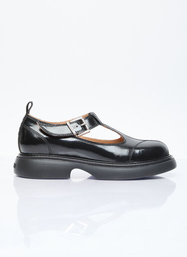 Everyday Buckle Mary Jane Shoes GANNI Everyday Buckle Mary Jane Shoes Black gan0255093