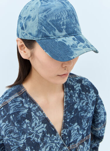刺绣徽标棒球帽 GANNI 刺绣徽标棒球帽 蓝色 gan0257060