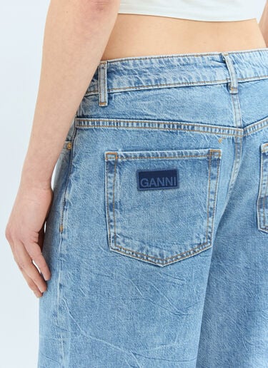 Ganni Foil Izey Jeans Blue gan0258019