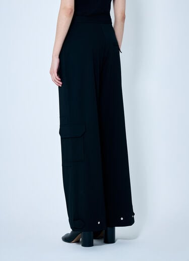 GANNI ソリッドツイル　スーツカーゴパンツ ブラック gan0259021