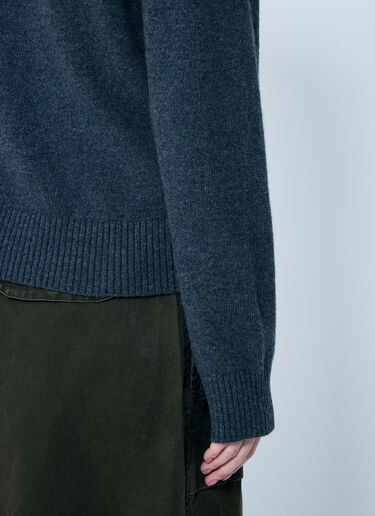 GANNI Graphic Bear Sweater Grey gan0259048