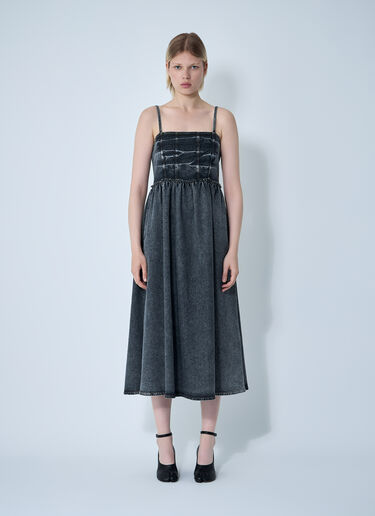 Stretch Future Denim Dress GANNI Stretch Future Denim Dress Black gan0260015
