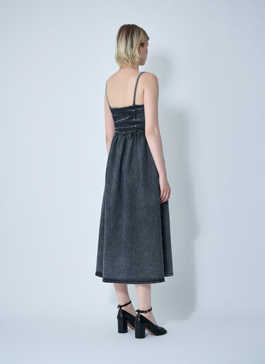 Stretch Future Denim Dress GANNI Stretch Future Denim Dress Black gan0260015