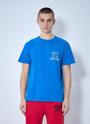 Gallery Dept. French Logo Print T-Shirt Blue gdp0160011