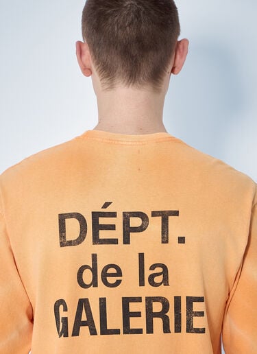 Gallery Dept. French Logo Print T-Shirt Orange gdp0160019