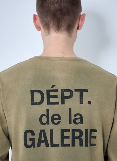 Gallery Dept. French Logo Print T-Shirt Green gdp0160020