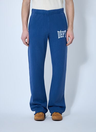 Gallery Dept. 徽标图案运动裤  藏蓝色 gdp0160022