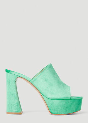 Gianvito Rossi Holly 高跟穆勒鞋 绿色 gia0251014