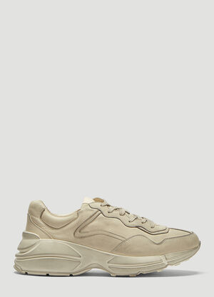 Gucci Rhyton Dirt Leather Sneakers White guc0131044